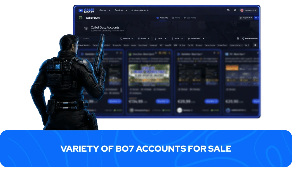 Variety of BO7 Accounts for Sale