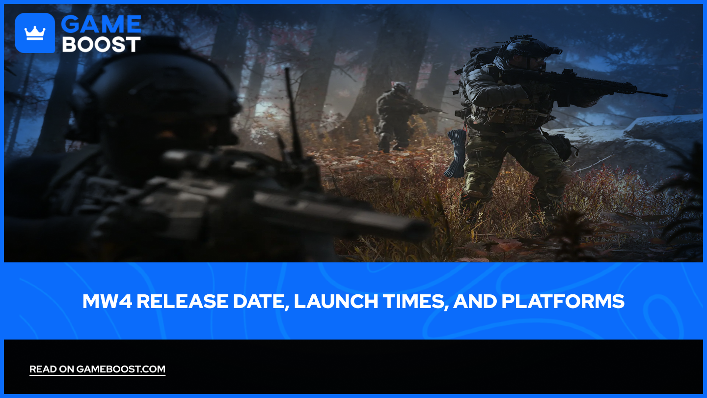 MW4 Release Date, Launch Times, and Platforms