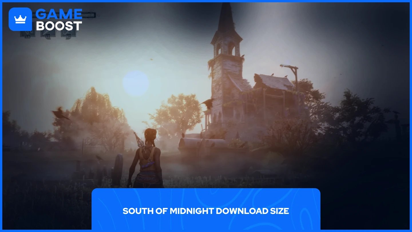 Η Hazel από το South of Midnight κοιτάζει μια εκκλησία