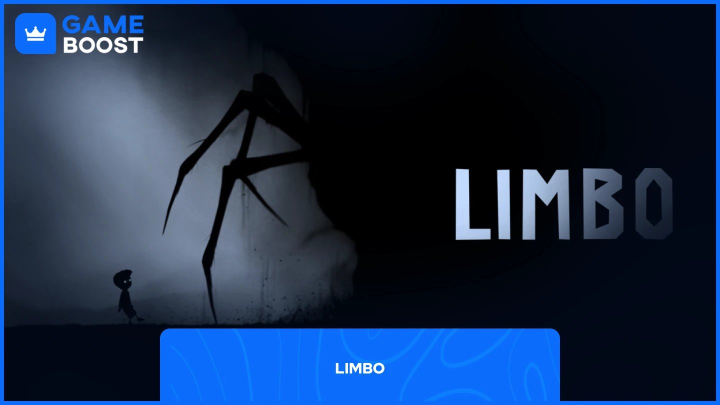 Limbo karaktär mot ett monster