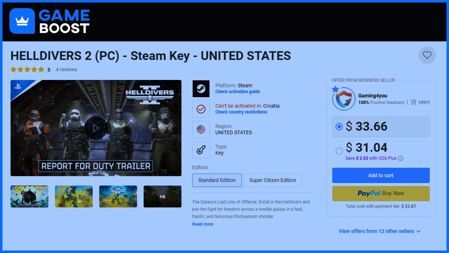 g2a helldivers 2