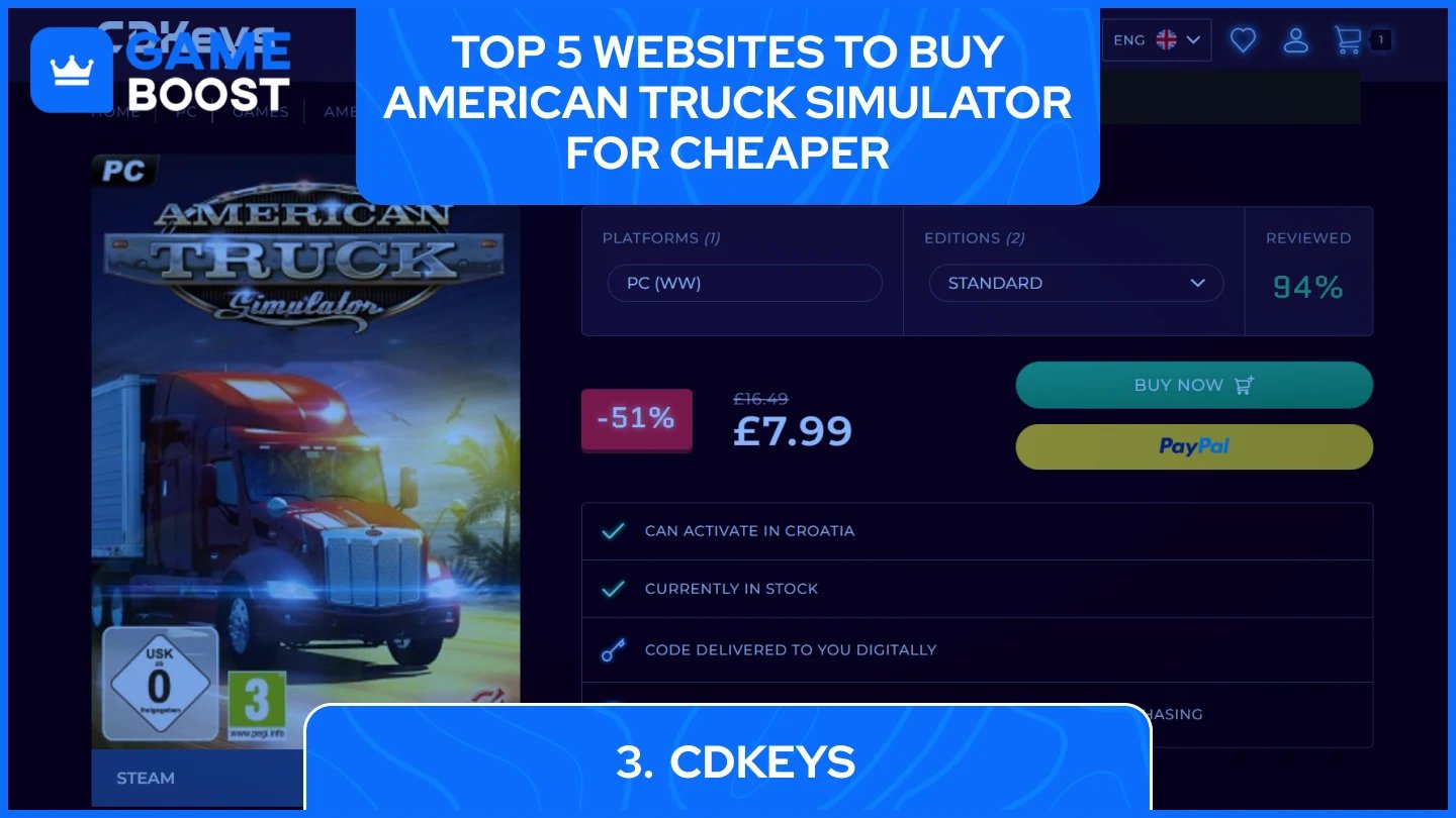 kjøp american truck simulator nettsteder