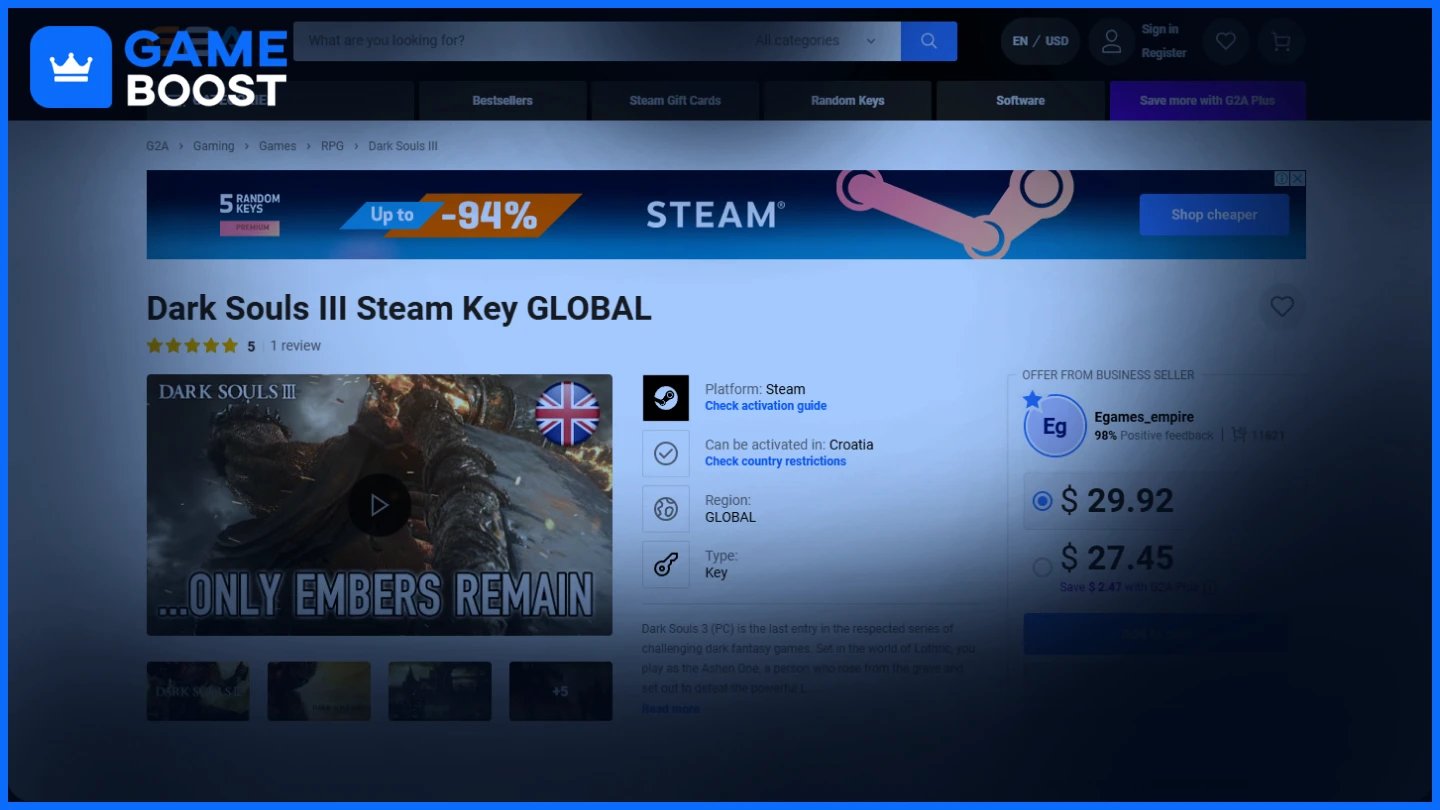 g2a dark souls 3