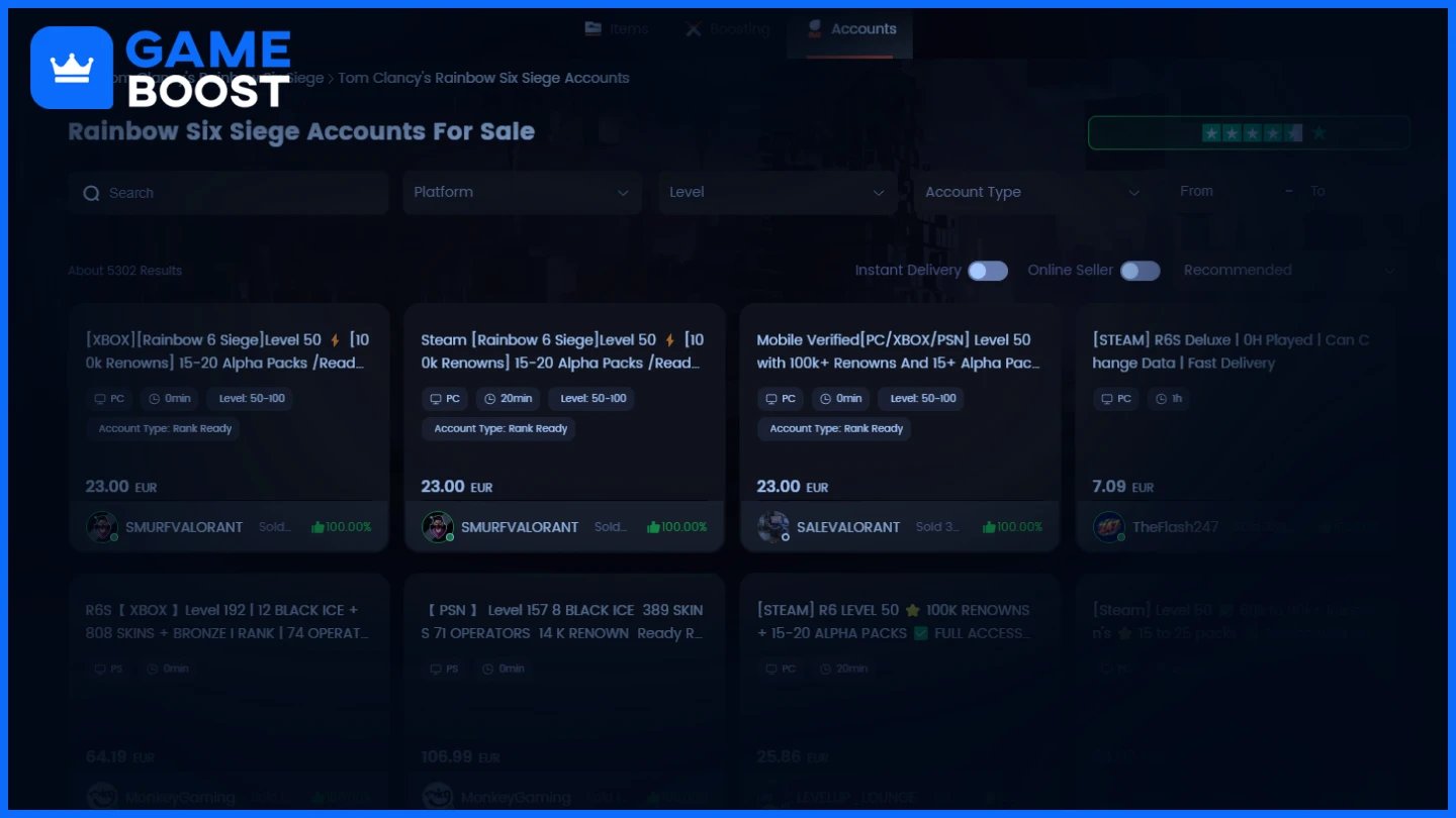 u7buy rainbow six siege