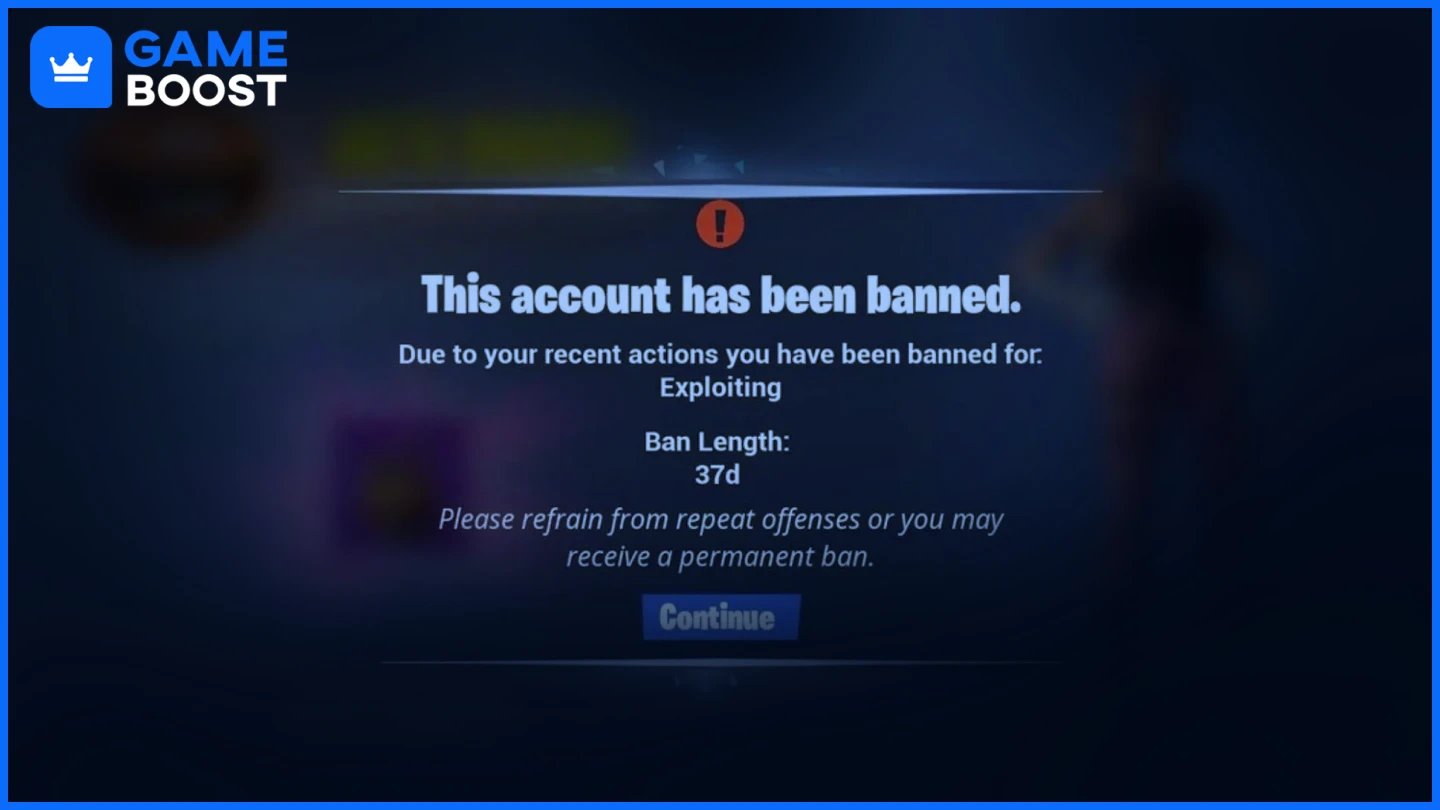 fortnite ban