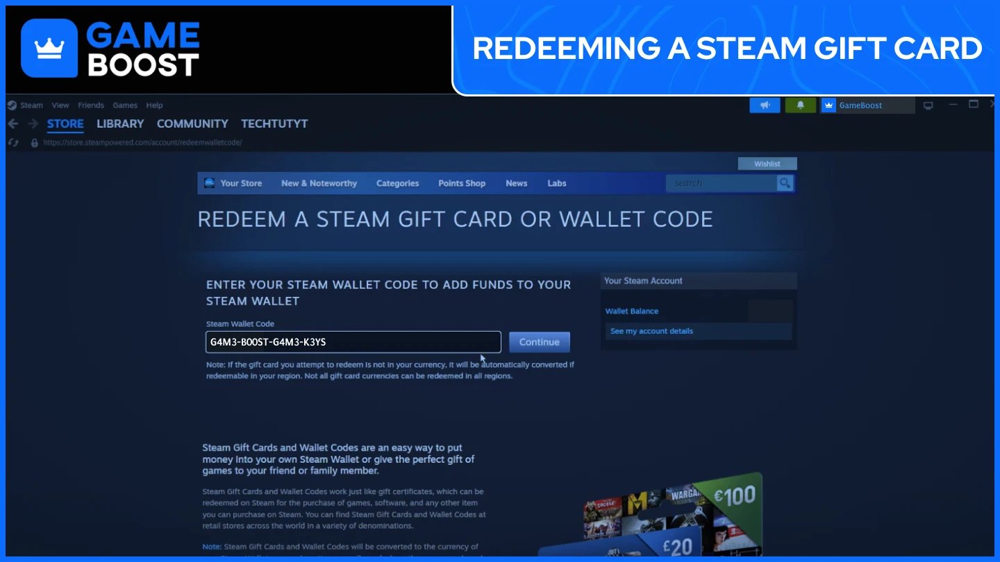 steam wallet code
