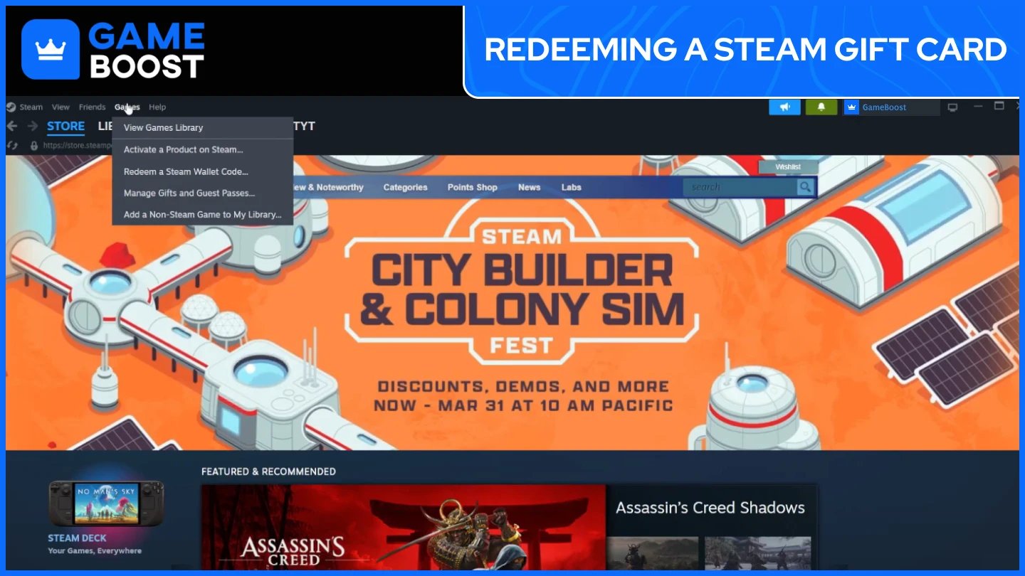 redeeming steam wallet code