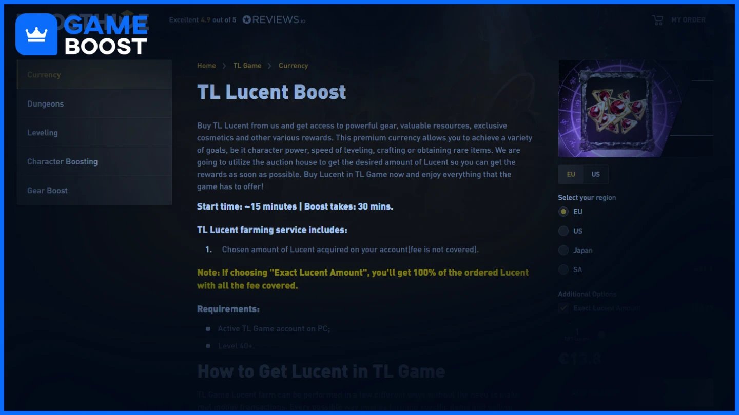 boostive throne and liberty lucent