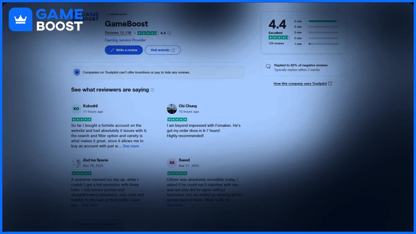 gameboost trustpilot