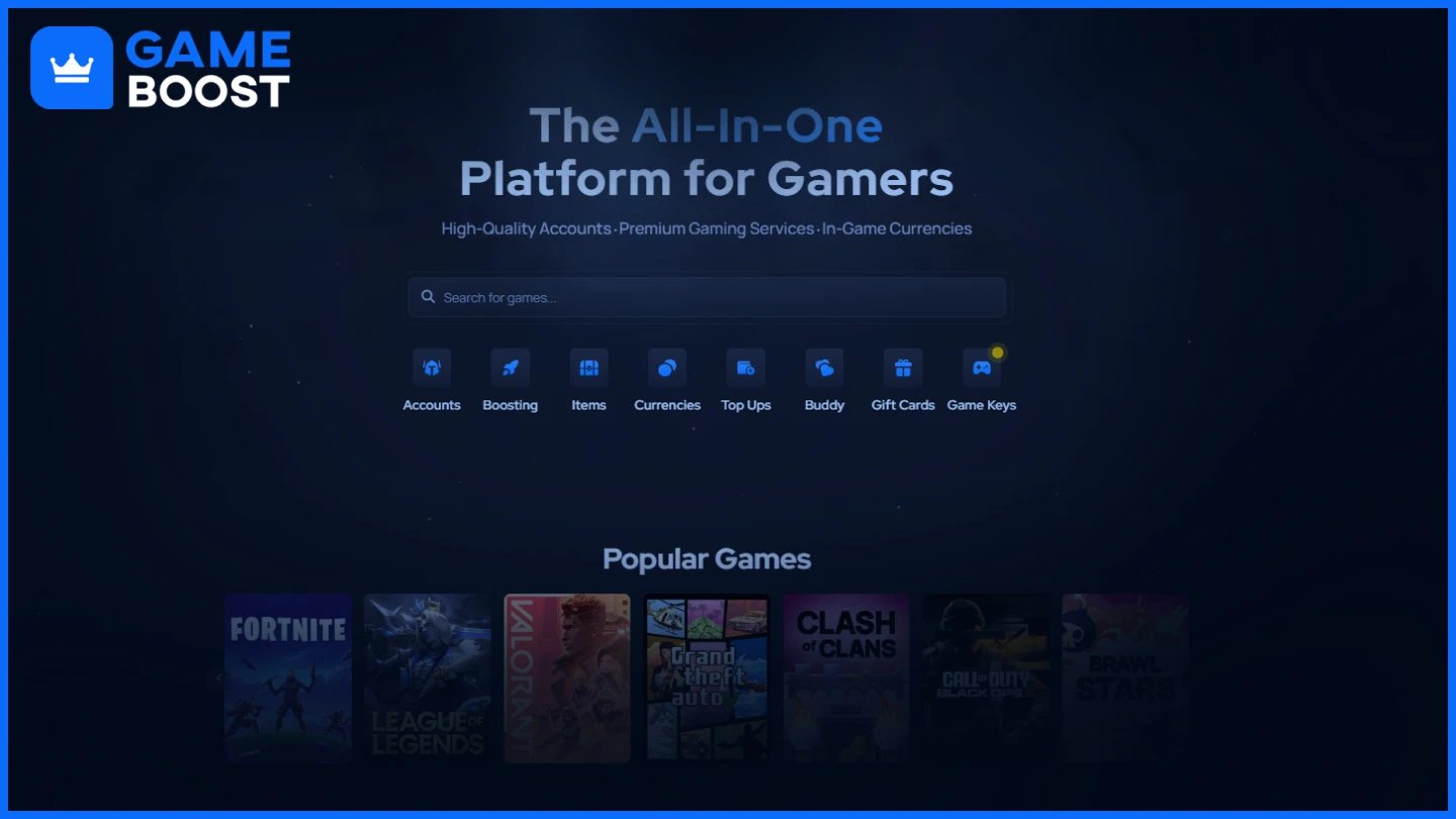 gameboost kezdőlap