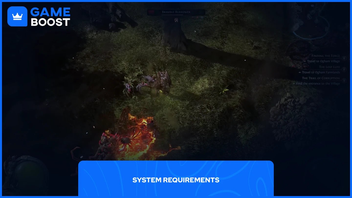 картинка игрока poe2 в бою
