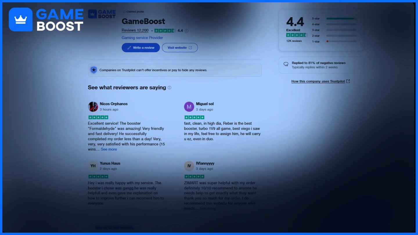 gameboost trustpilot