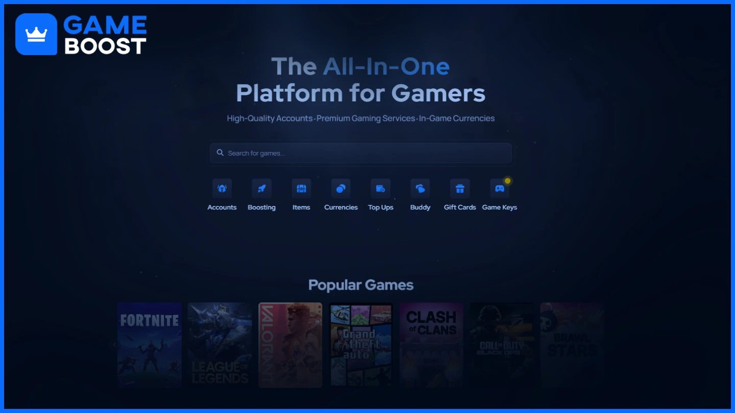 gameboost-Homepage