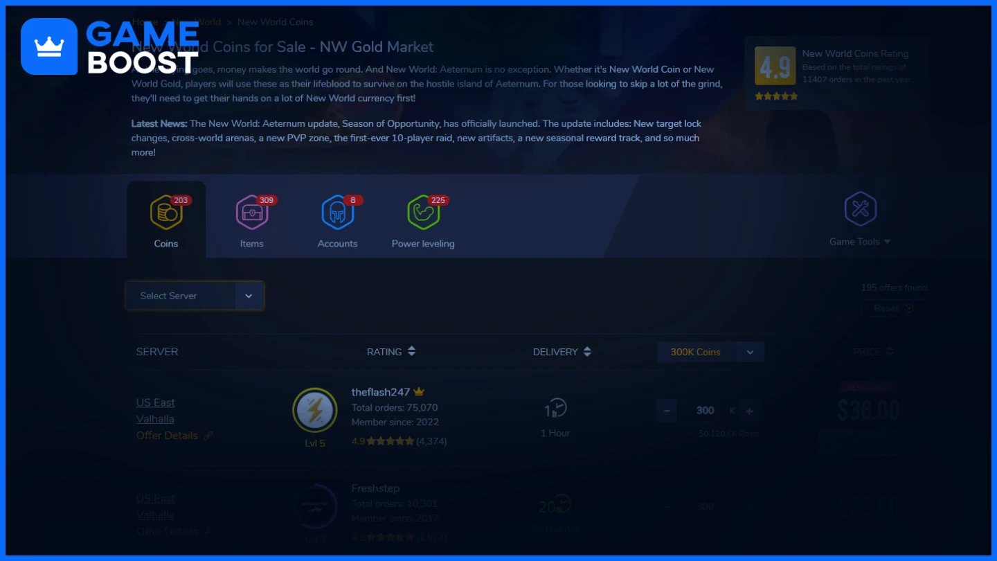 playerauctions new world gold