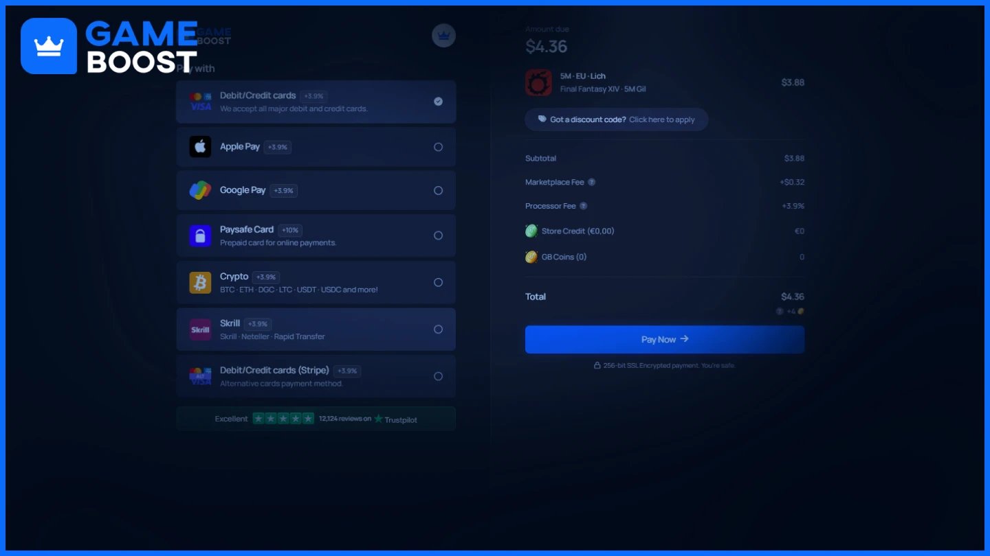 gameboost payment