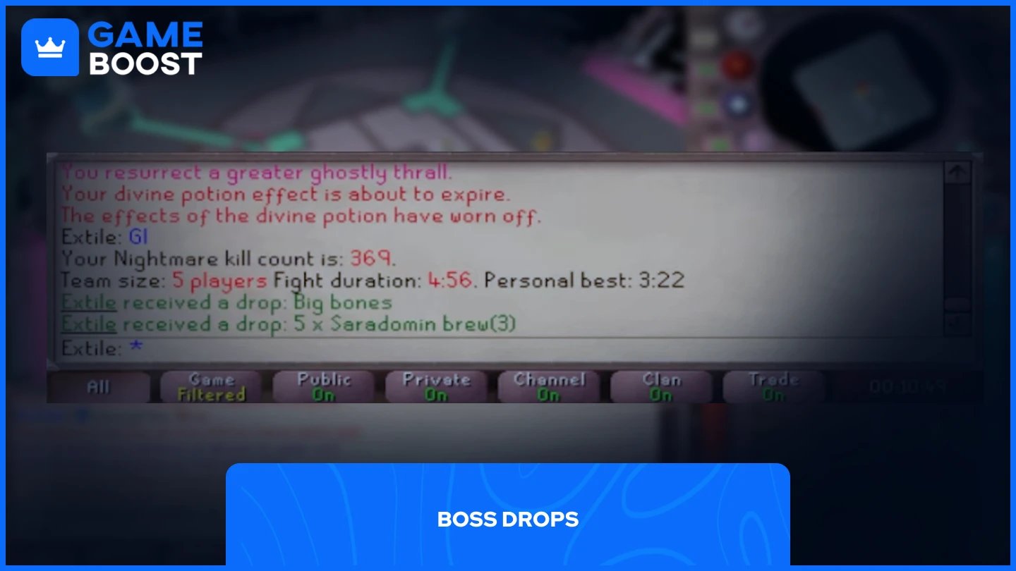 en bild för en in-game info om att få en drop