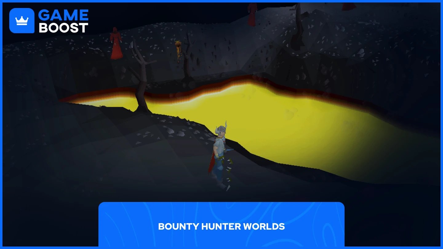 en bild för en spelare som är på väg att slåss i bounty hunters