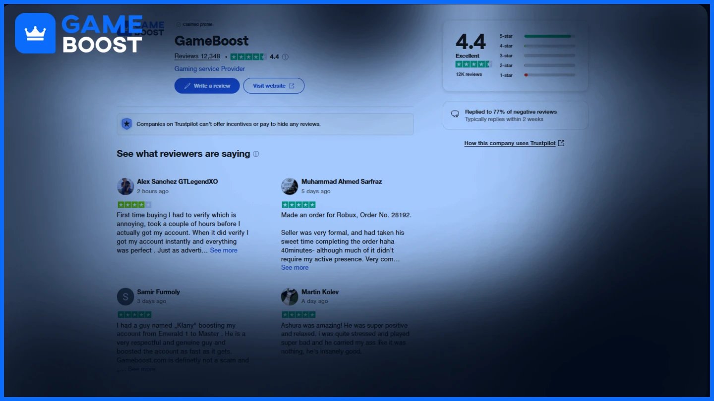 gameboost trustpilot