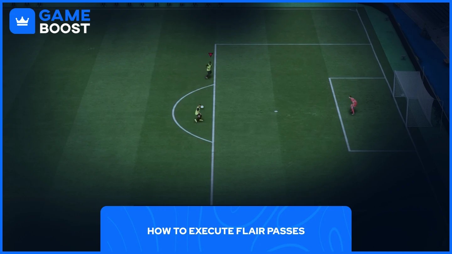 a picture for two players executing flair passes