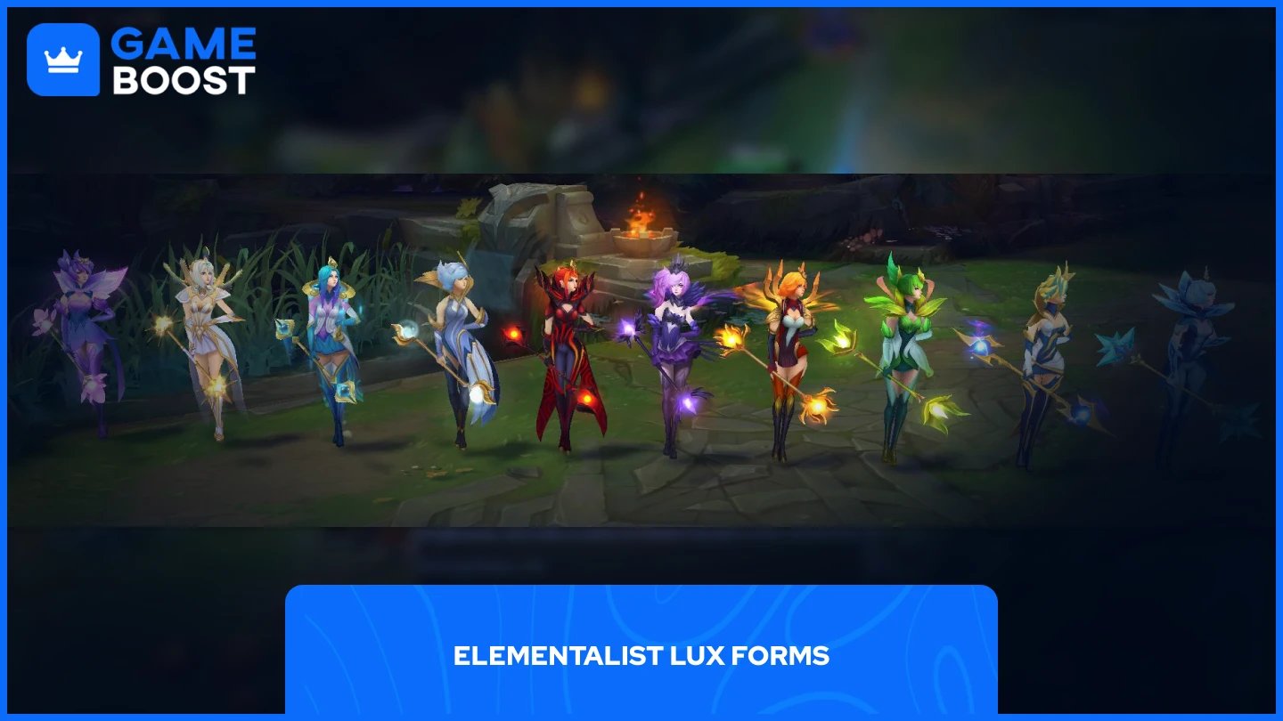 un'immagine delle 10 forme di Elementalist Lux