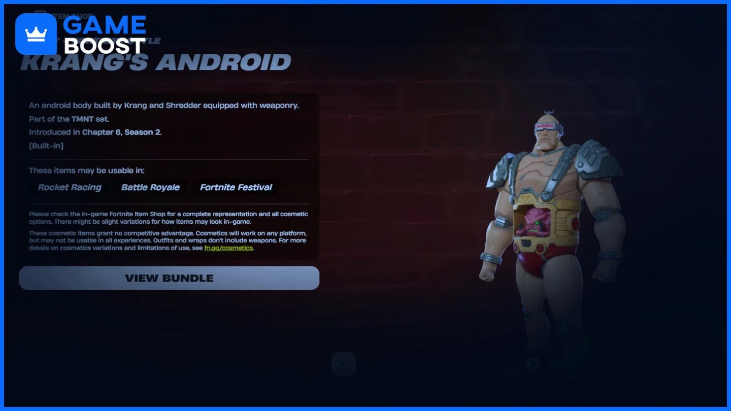 fortnite androids do krang
