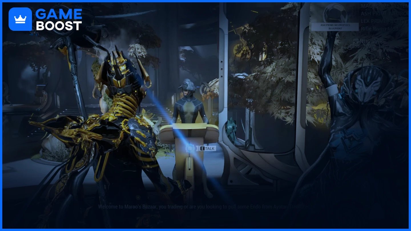 bazaar Maroo w warframe