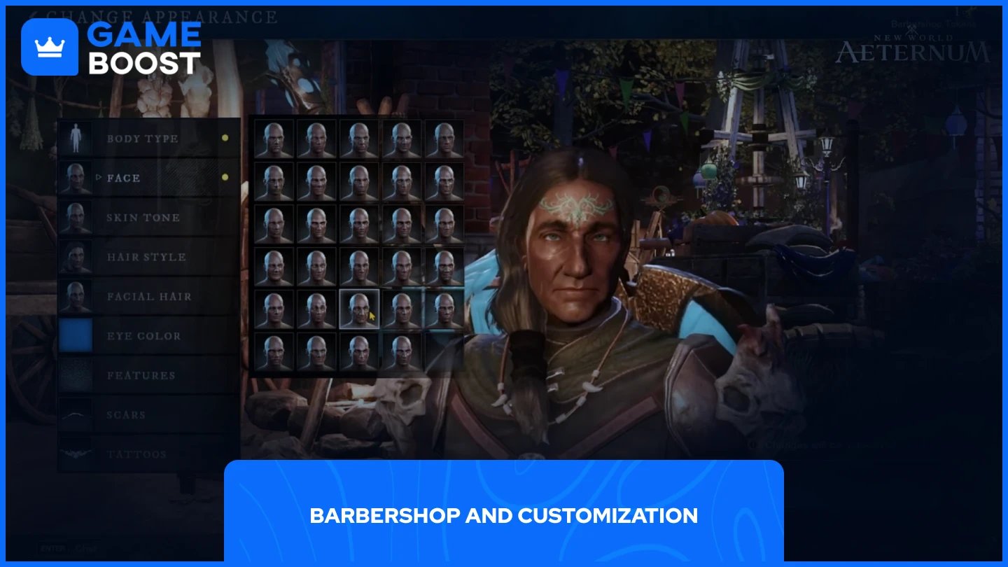 et bilde av den nye Barbershop i New World
