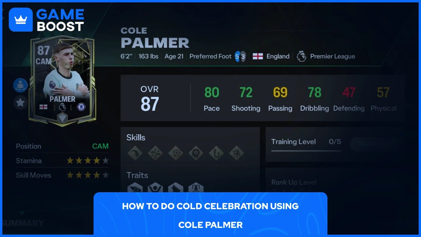 a picture of cole palmer player card in fc 25