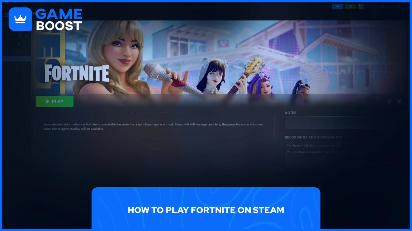 uma imagem do fortnite no steam