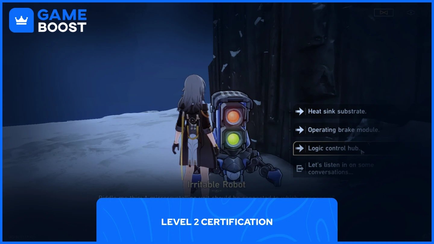 une image du deuxième robot de certification dans HSR