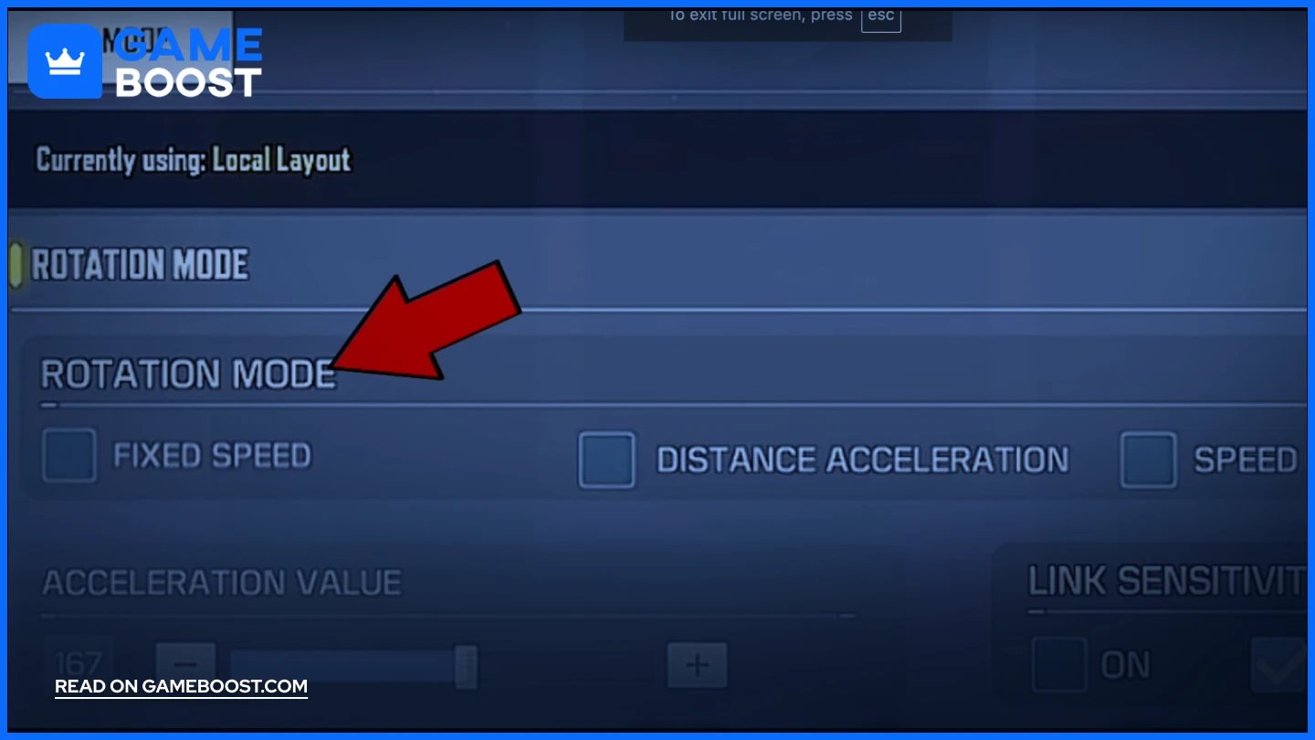 rotation mode cod