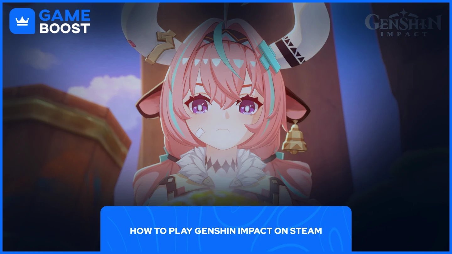o imagine a unui personaj din Genshin Impact uitându-se la mâncare