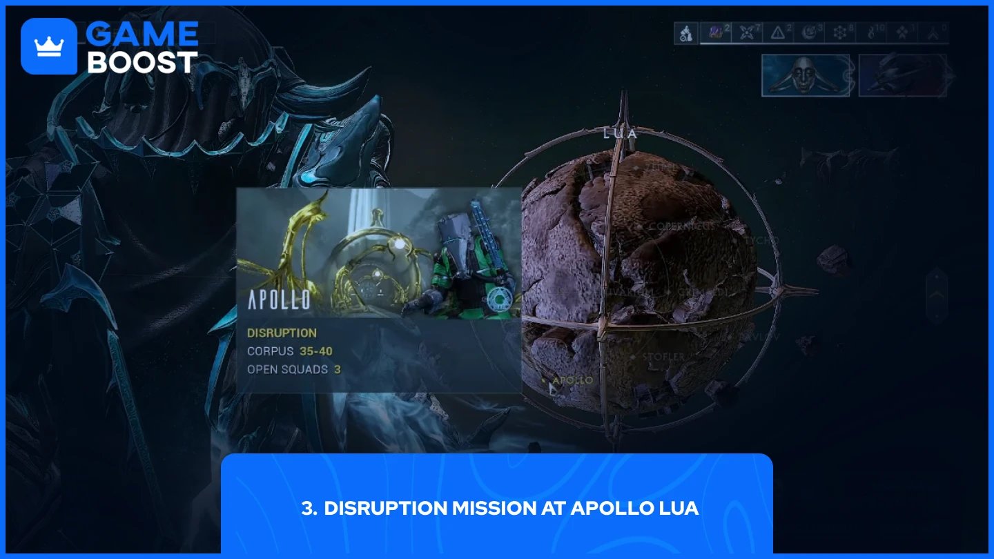 ein Bild von der Apollo-Mission auf Lua