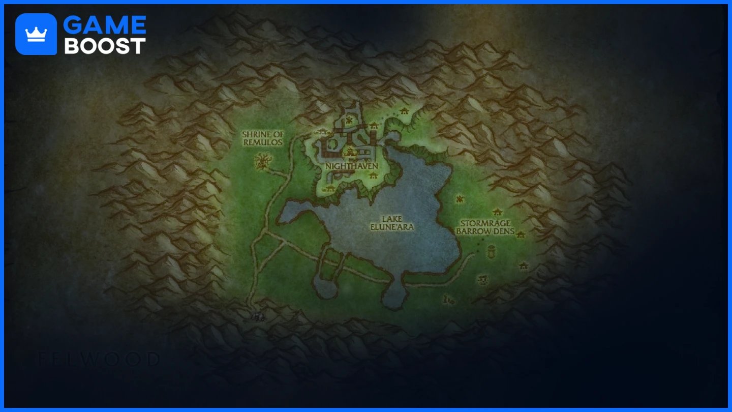 mapa wow classic moonglade