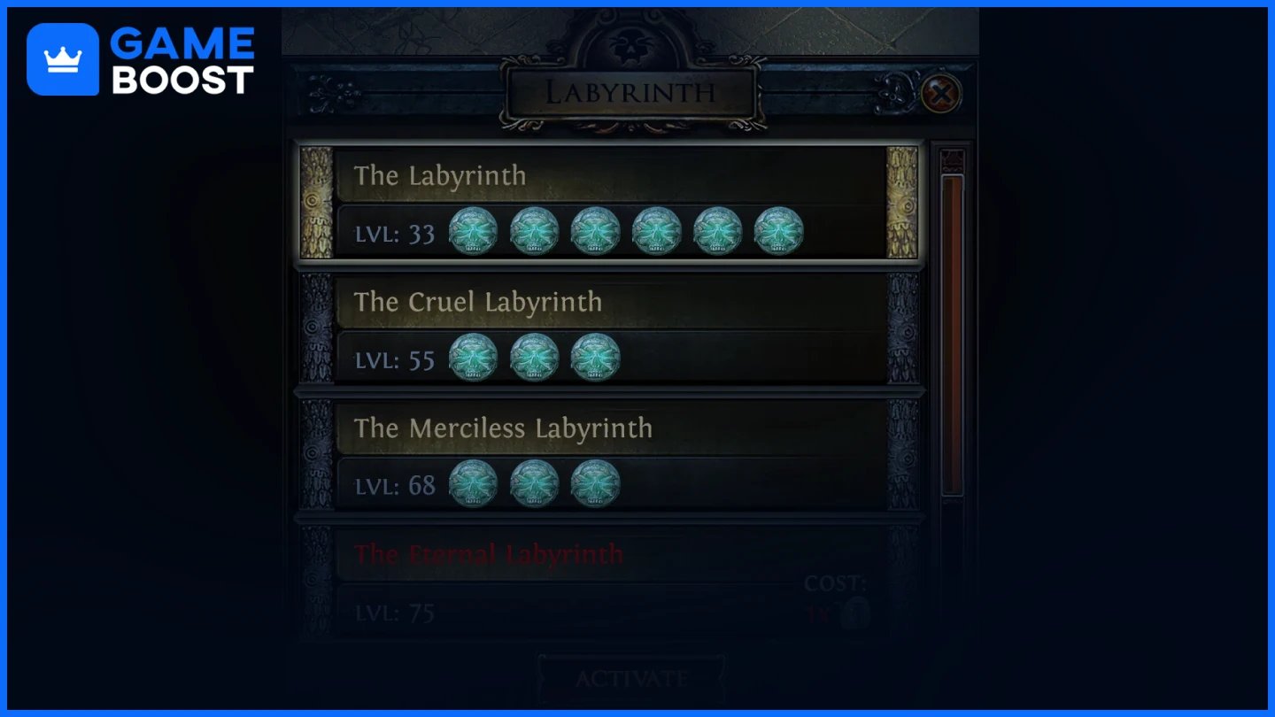 poe labyrinth