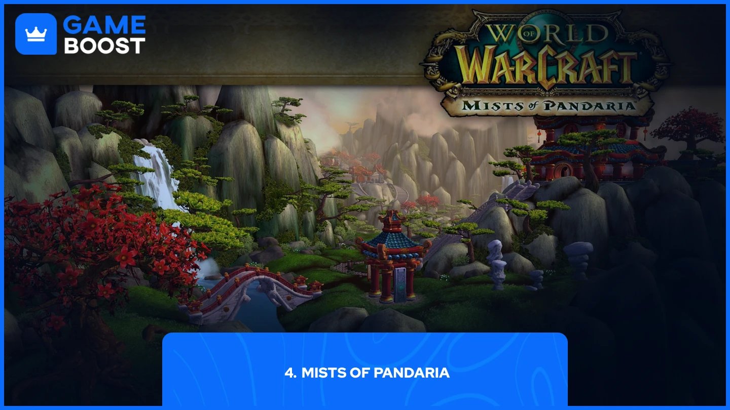 wow Mists of Pandaria expansion