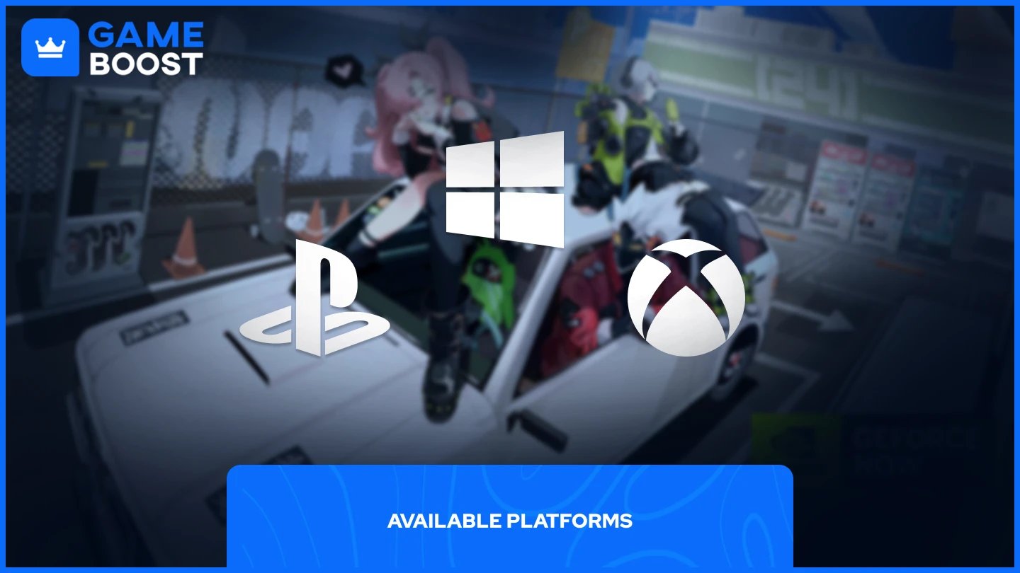 una imagen de íconos de windows, PlayStation y Xbox con un personaje zzz en el fondo
