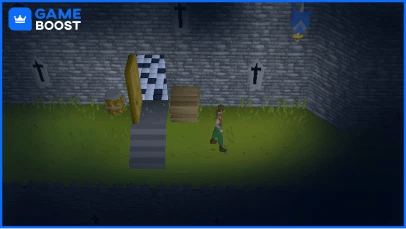 et billede af Clue Scroll Two placering