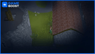 et billede af Clue Scroll One placering