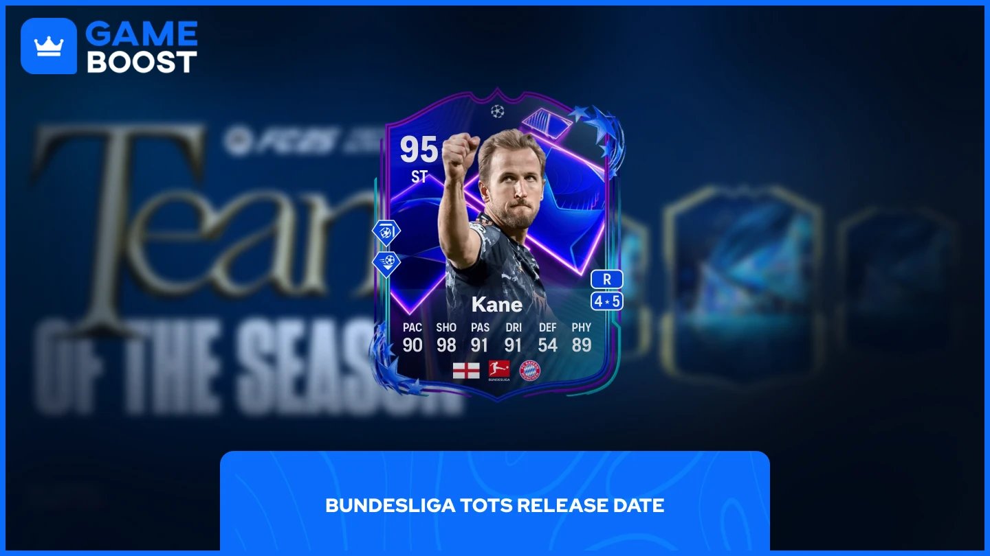 a picture of harry kane champions league card with tots splash art in the background