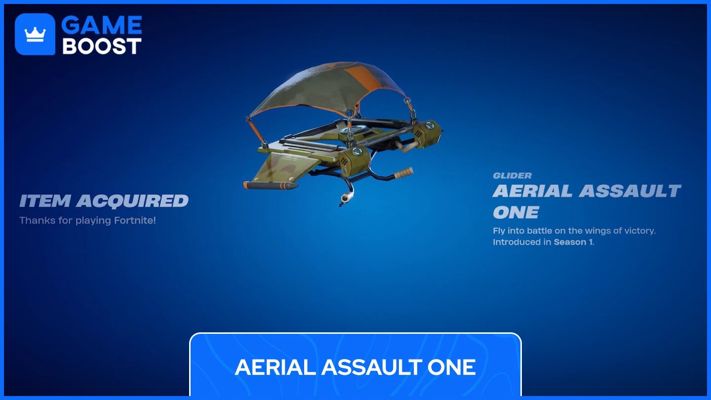 αεροπορική επίθεση ένα γλίστρα fortnite