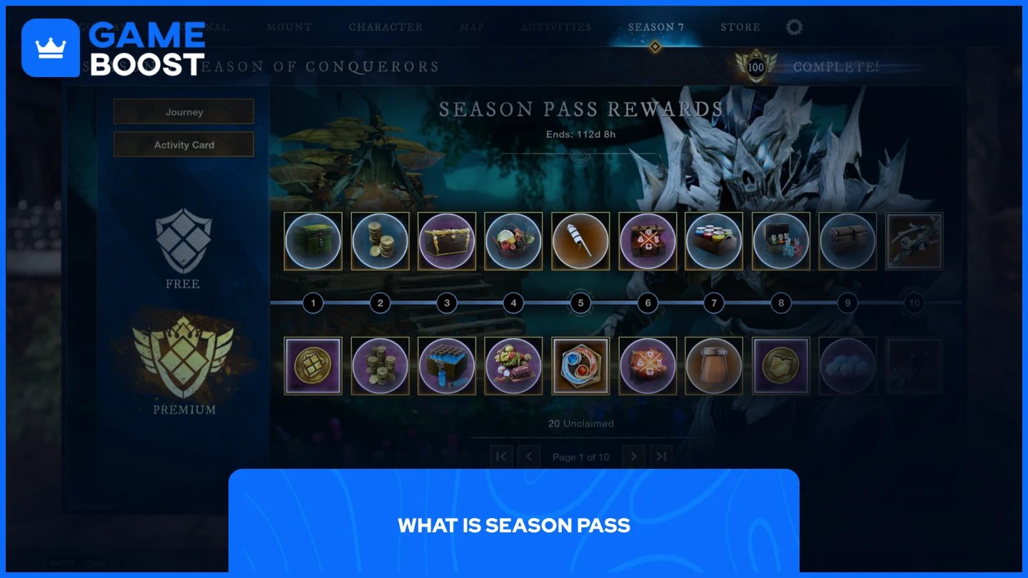 una immagine del season pass di New World