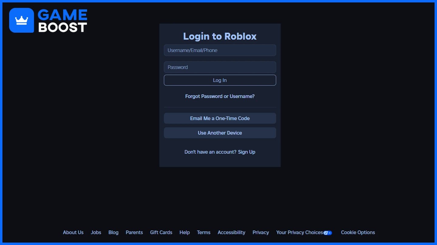 เข้าสู่ระบบ roblox