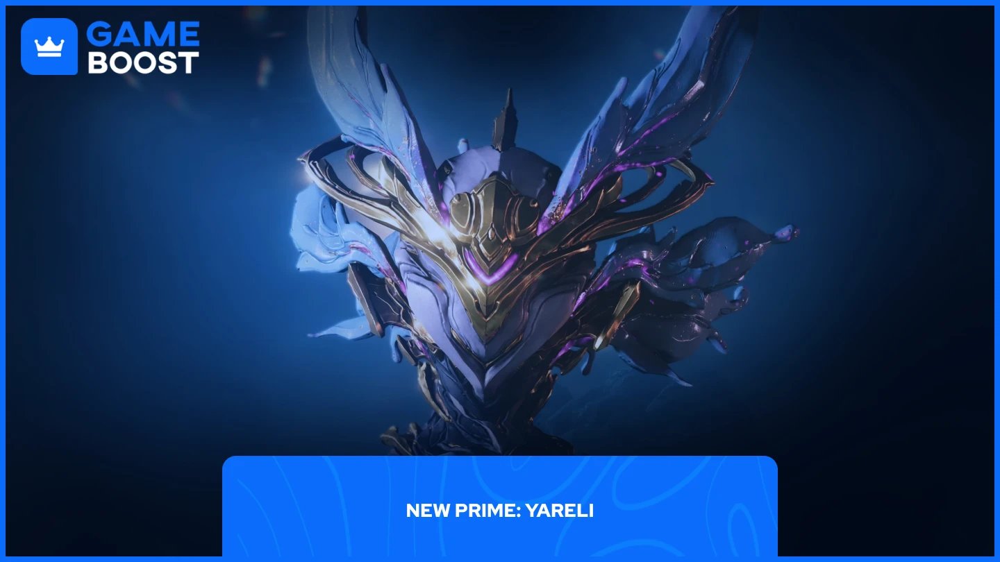 uma imagem da Yareli prime, a próxima prime em Warframe