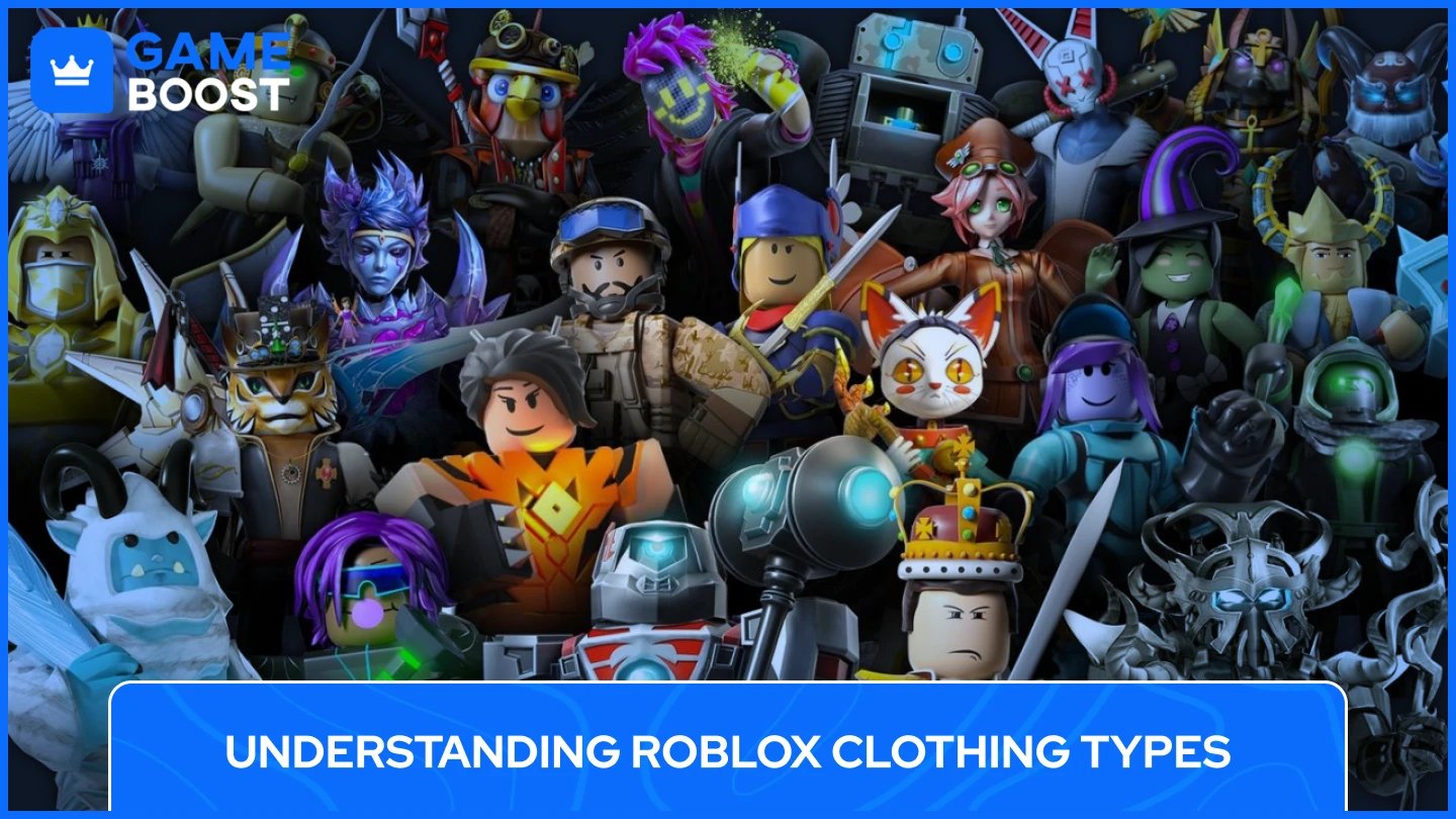 types de vêtements roblox