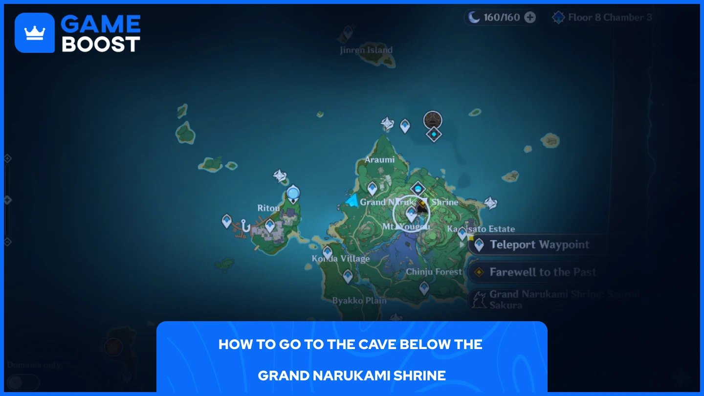 a picture of Grand Narukami Shrine on the map