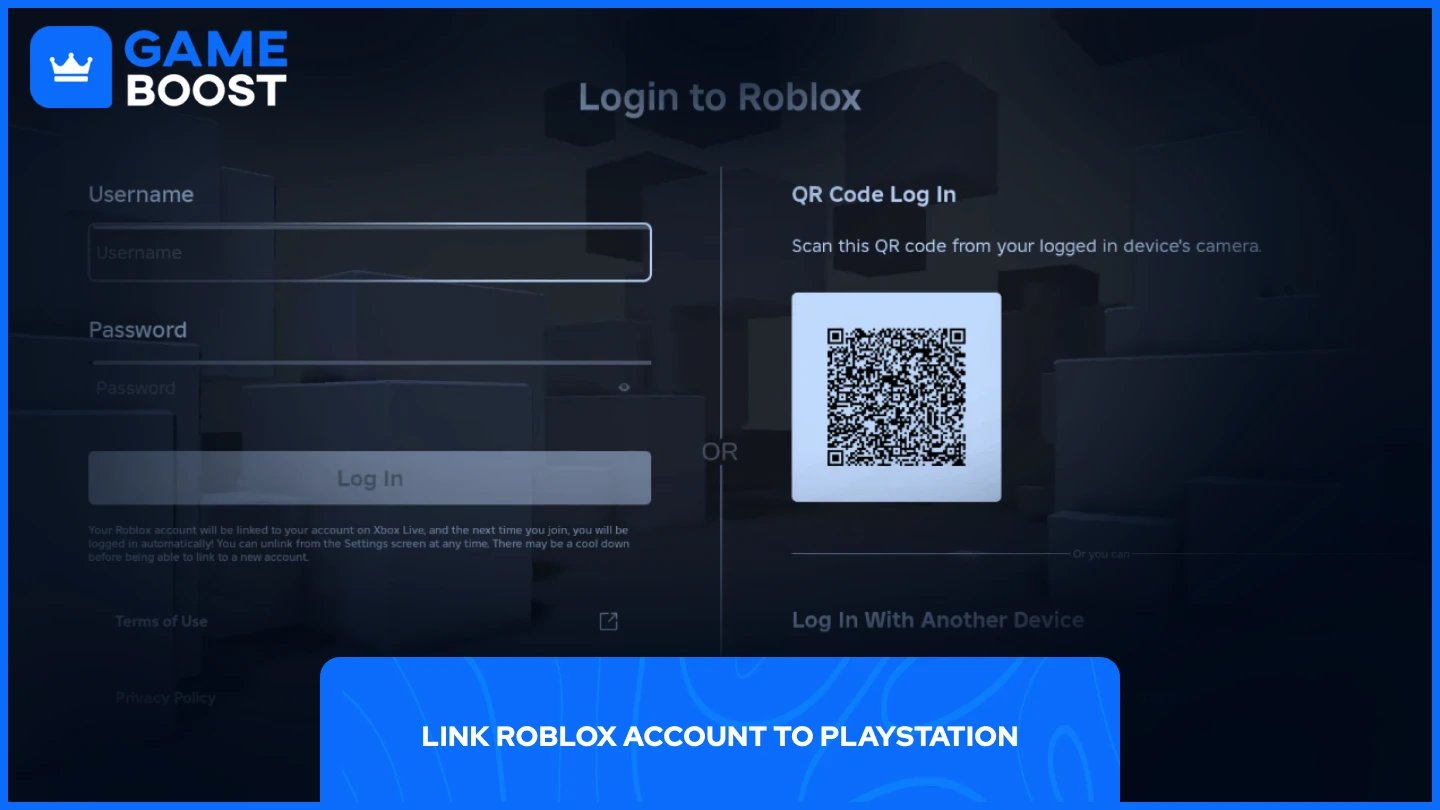 uma imagem do prompt de login do roblox no console