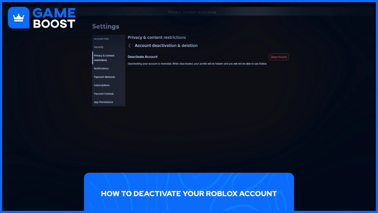configurações de privacidade e restrições de conteúdo do roblox