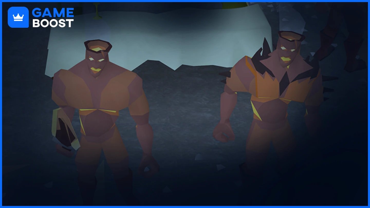 osrs fire giants in the waterfall dungeon