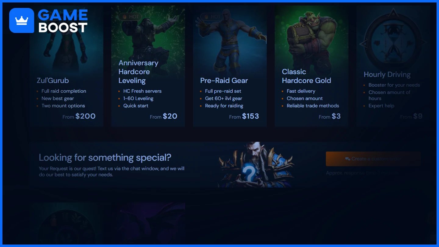 epiccarry hardcore wow gold